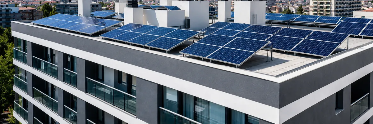Autoconsumo solar compartido en comunidad de propietarios en Málaga — ITAFE
